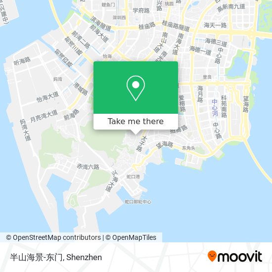 半山海景-东门 map