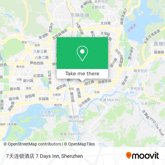 7天连锁酒店 7 Days Inn map