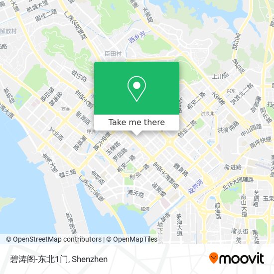 碧涛阁-东北1门 map