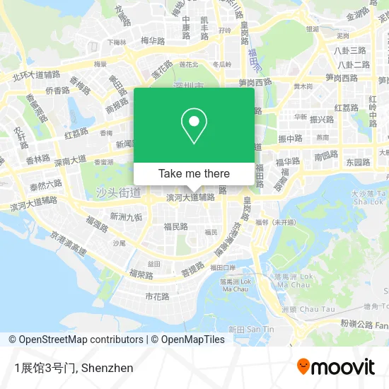 1展馆3号门 map