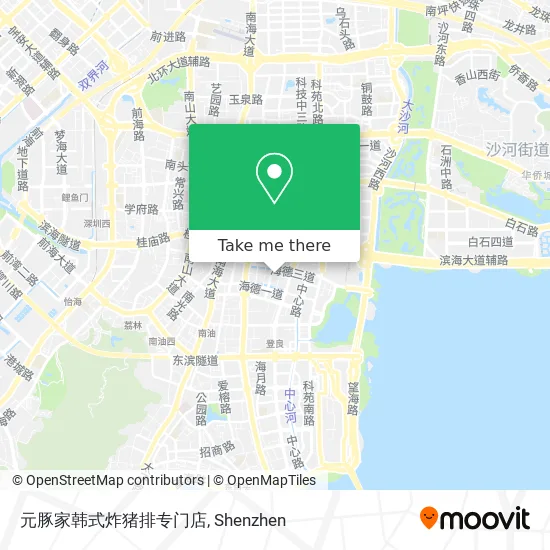 元豚家韩式炸猪排专门店 map