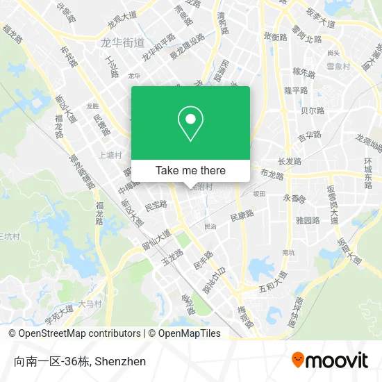 向南一区-36栋 map