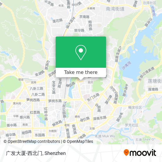 广发大厦-西北门 map