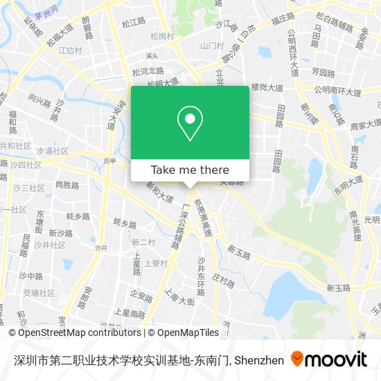 深圳市第二职业技术学校实训基地-东南门 map