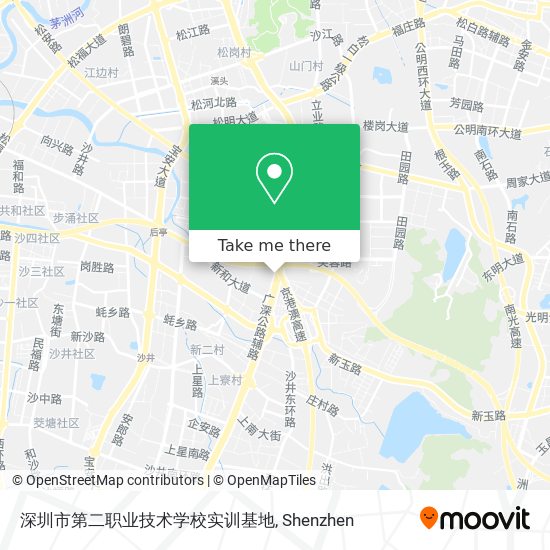 深圳市第二职业技术学校实训基地 map