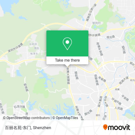 百丽名苑-东门 map