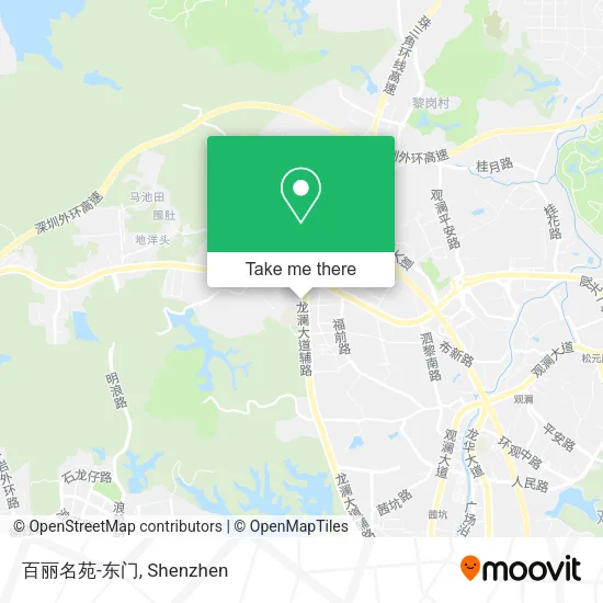 百丽名苑-东门 map
