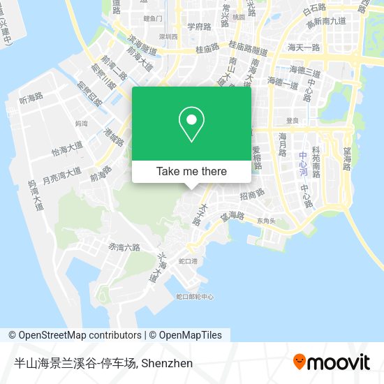 半山海景兰溪谷-停车场 map