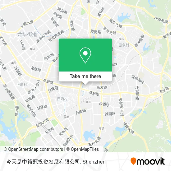今天是中裕冠投资发展有限公司 map