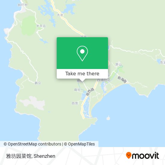 雅坊园菜馆 map
