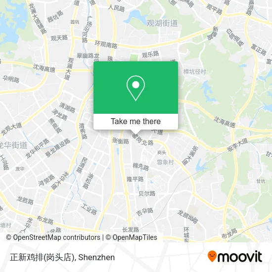 正新鸡排(岗头店) map