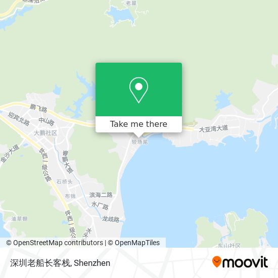 深圳老船长客栈 map