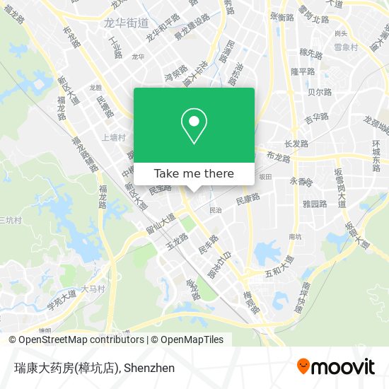 瑞康大药房(樟坑店) map