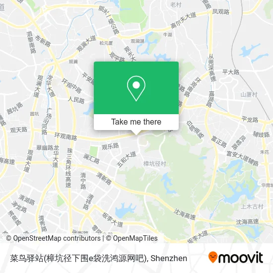 菜鸟驿站(樟坑径下围e袋洗鸿源网吧) map