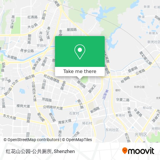 红花山公园-公共厕所 map