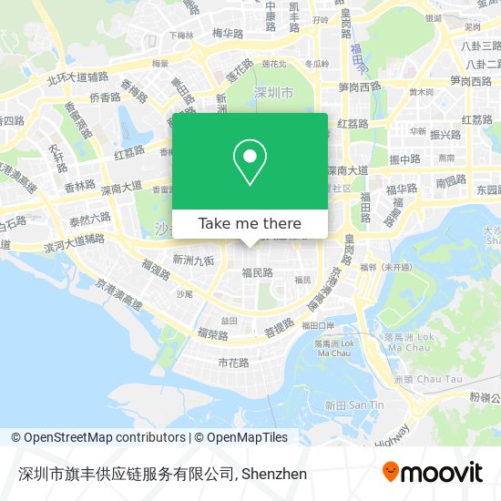 深圳市旗丰供应链服务有限公司 map