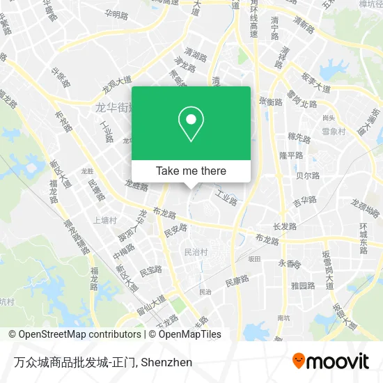 万众城商品批发城-正门 map