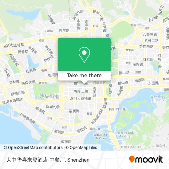 大中华喜来登酒店-中餐厅 map