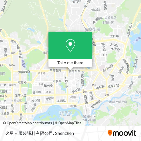火星人服装辅料有限公司 map