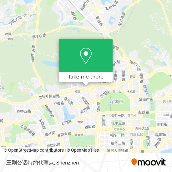 王刚公话特约代理点 map