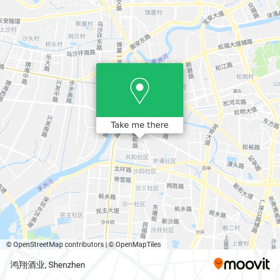 鸿翔酒业 map