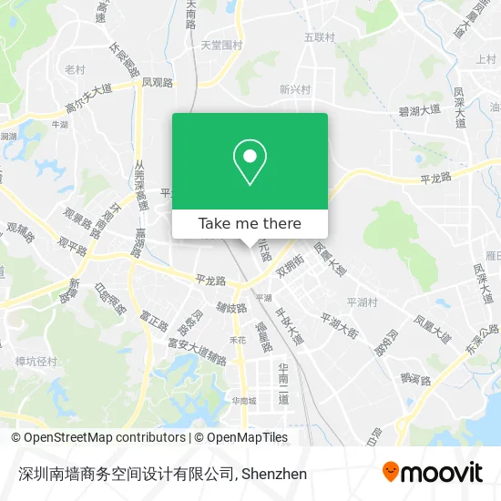 深圳南墙商务空间设计有限公司 map