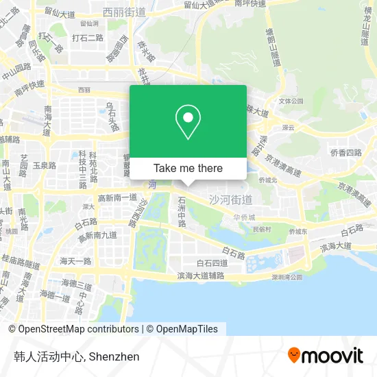 韩人活动中心 map