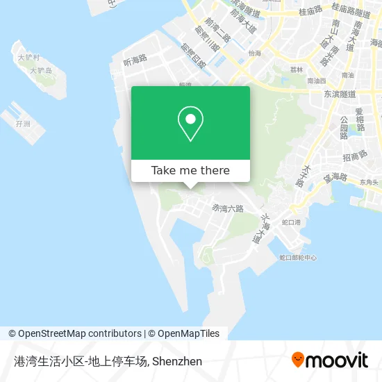 港湾生活小区-地上停车场 map