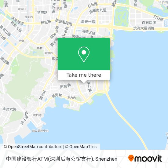 中国建设银行ATM(深圳后海公馆支行) map