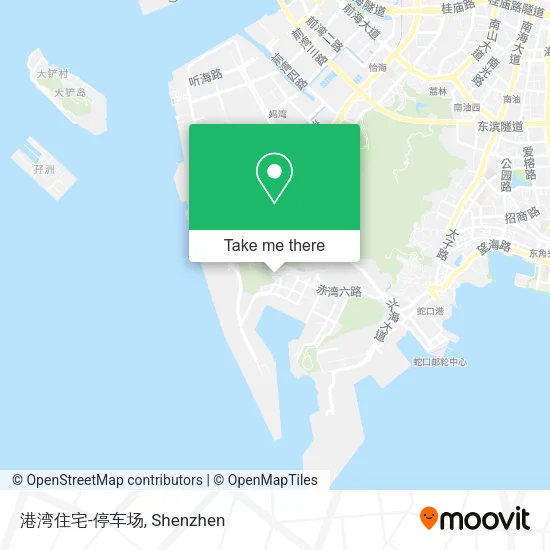 港湾住宅-停车场 map