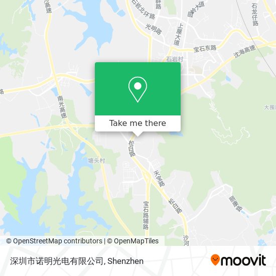 深圳市诺明光电有限公司 map