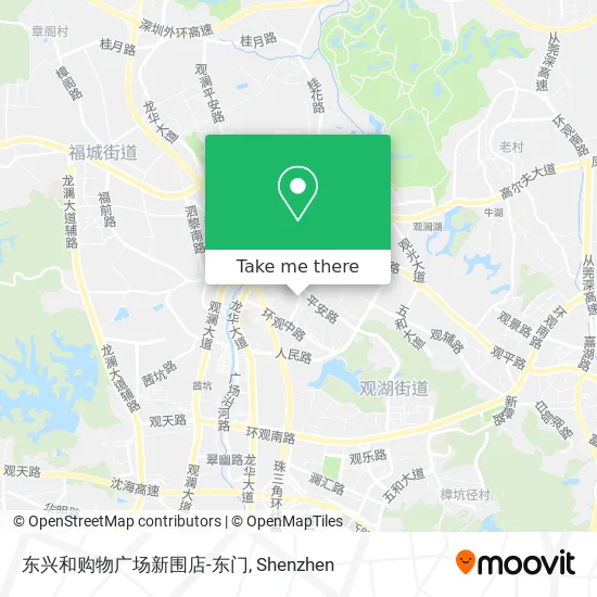 东兴和购物广场新围店-东门 map