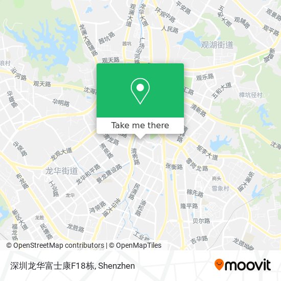 深圳龙华富士康F18栋 map