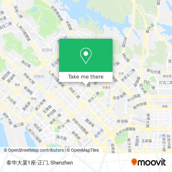 泰华大厦1座-正门 map
