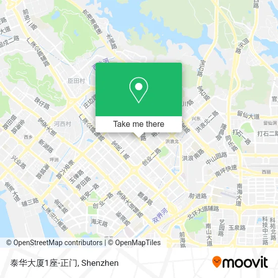 泰华大厦1座-正门 map