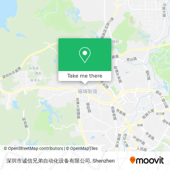 深圳市诚信兄弟自动化设备有限公司 map