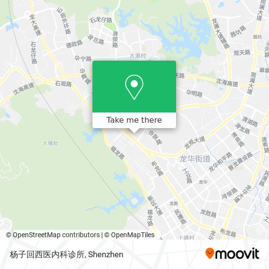 杨子回西医内科诊所 map
