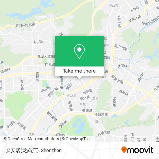 众安居(龙岗店) map