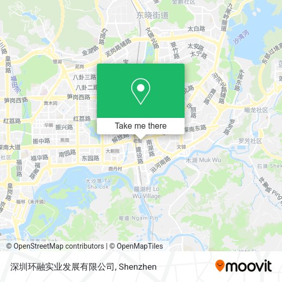 深圳环融实业发展有限公司 map