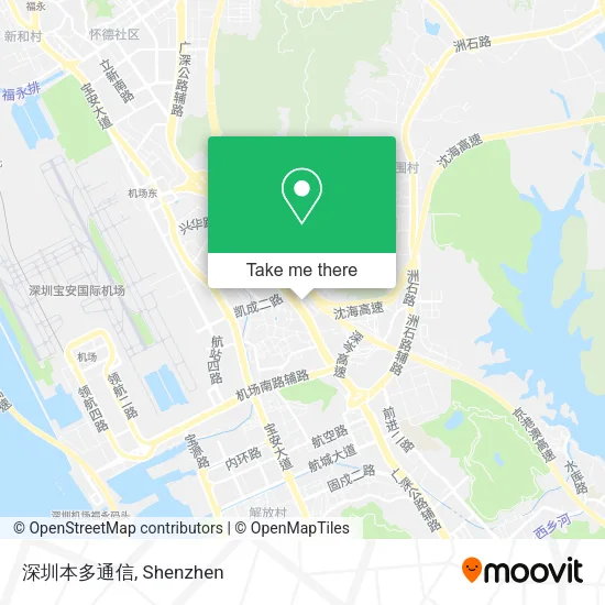 深圳本多通信 map