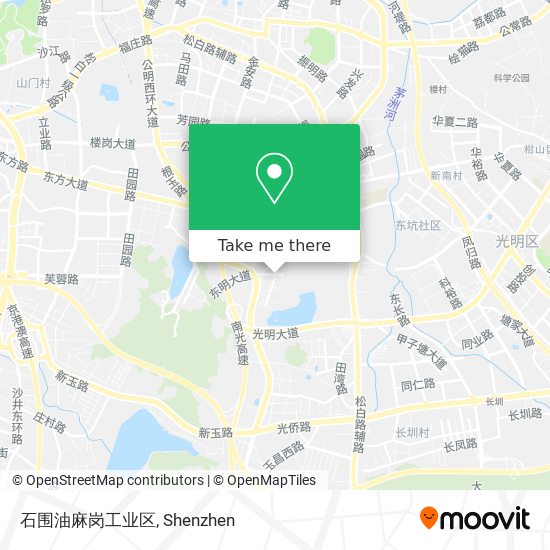 石围油麻岗工业区 map
