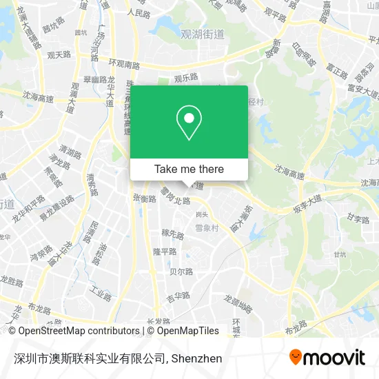 深圳市澳斯联科实业有限公司 map