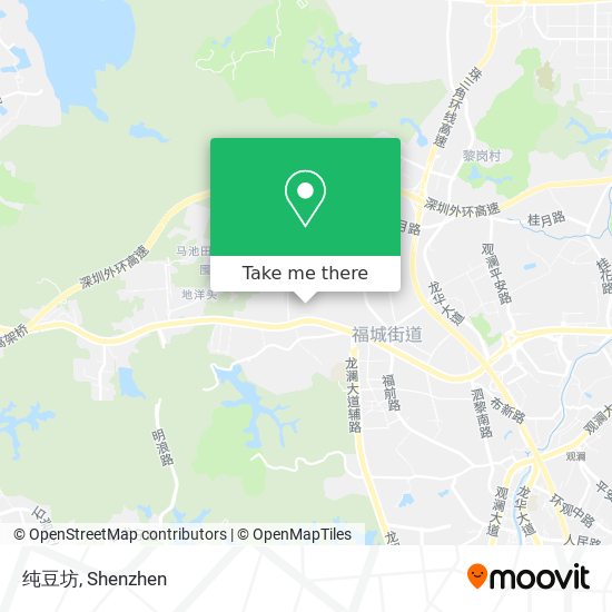 纯豆坊 map