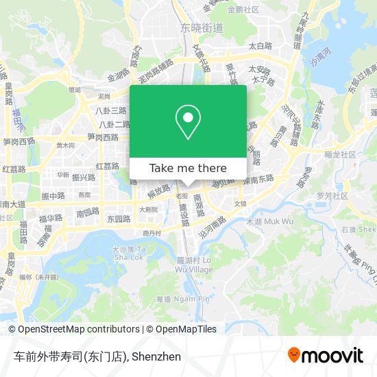 车前外带寿司(东门店) map