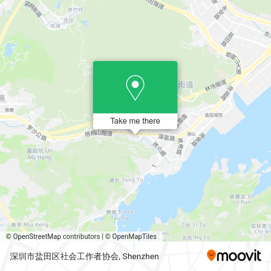 深圳市盐田区社会工作者协会 map