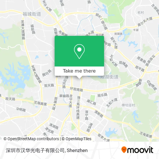 深圳市汉华光电子有限公司 map