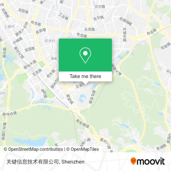 关键信息技术有限公司 map