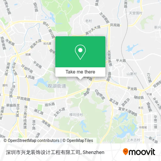 深圳市兴龙装饰设计工程有限工司 map