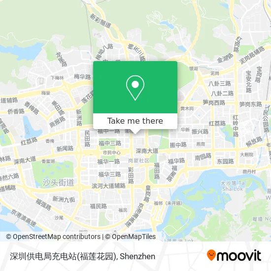 深圳供电局充电站(福莲花园) map