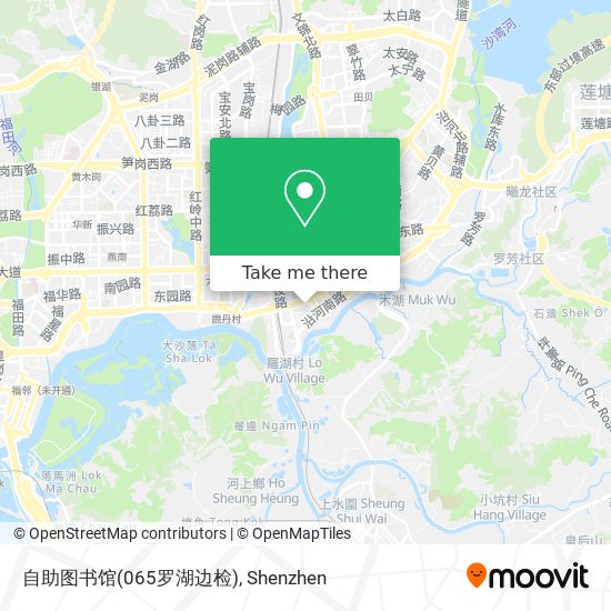 自助图书馆(065罗湖边检) map